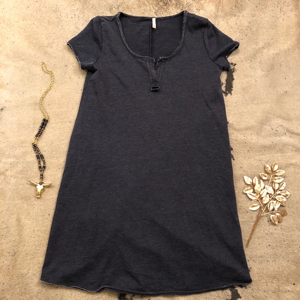 Z Supply Navy T-shirt Dress